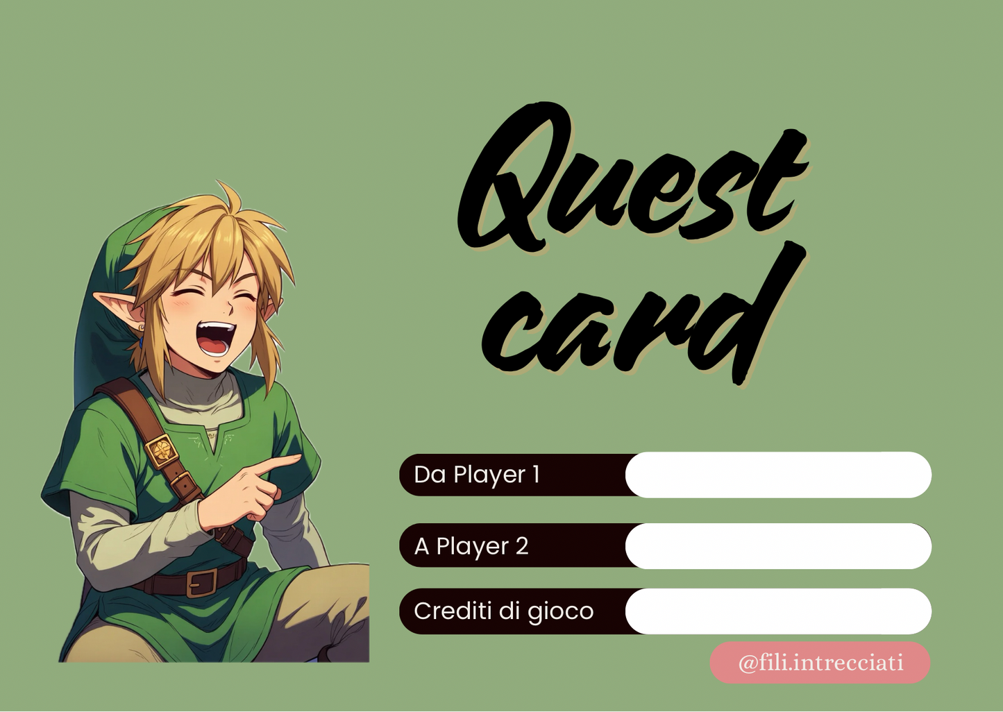 🧩 Quest Card (alias il buono regalo)