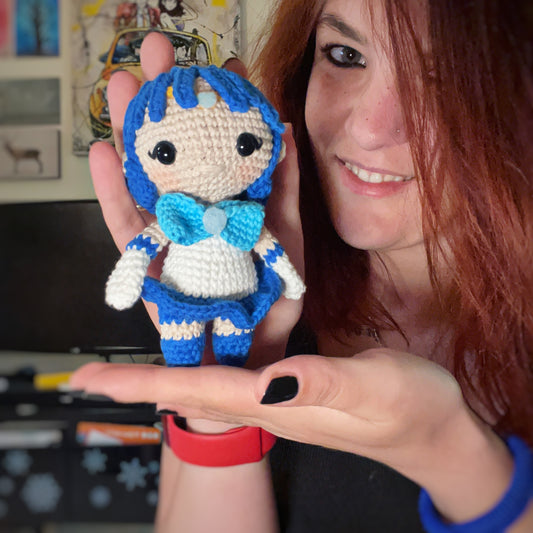 Inspired Sailor Mercury fanart doll